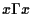 $\trp{x}\Gamma x$