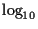 $\log_{10}$